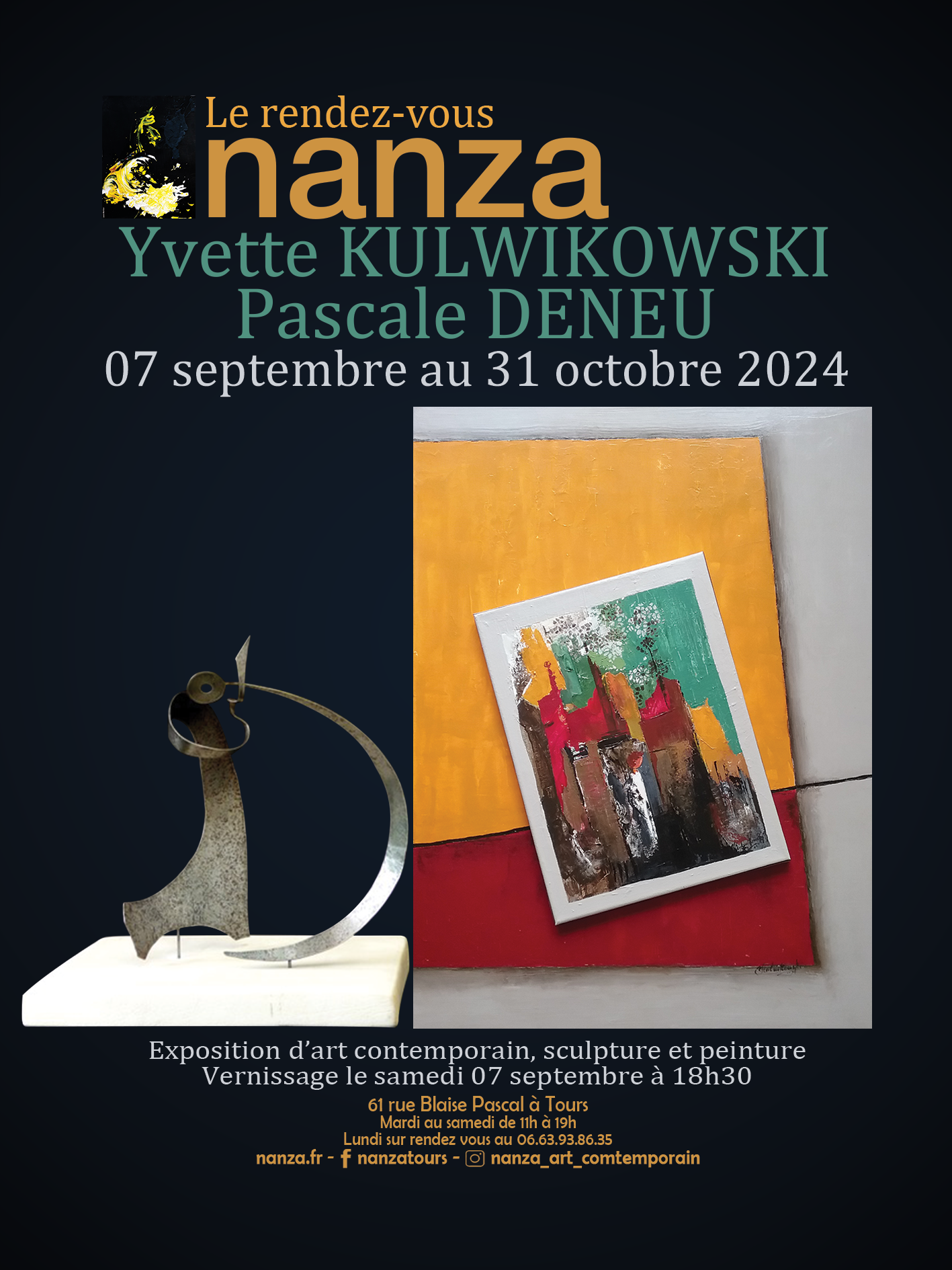 Le Rendez-Vous NANZA - Affiche et flyer, 2024