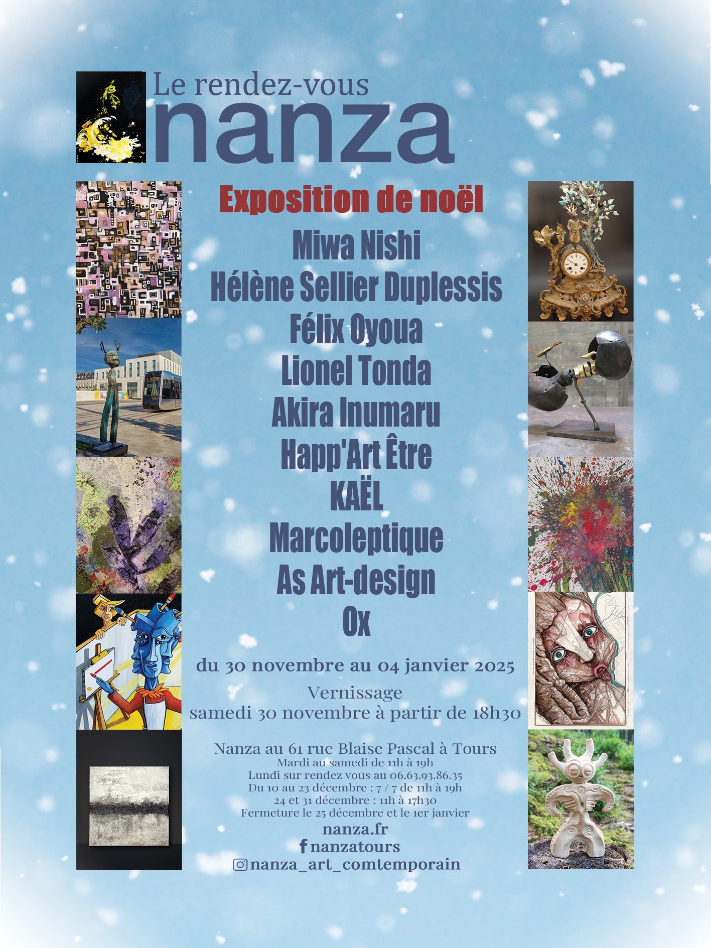 Le Rendez-Vous NANZA - Affiche et flyer, 2024