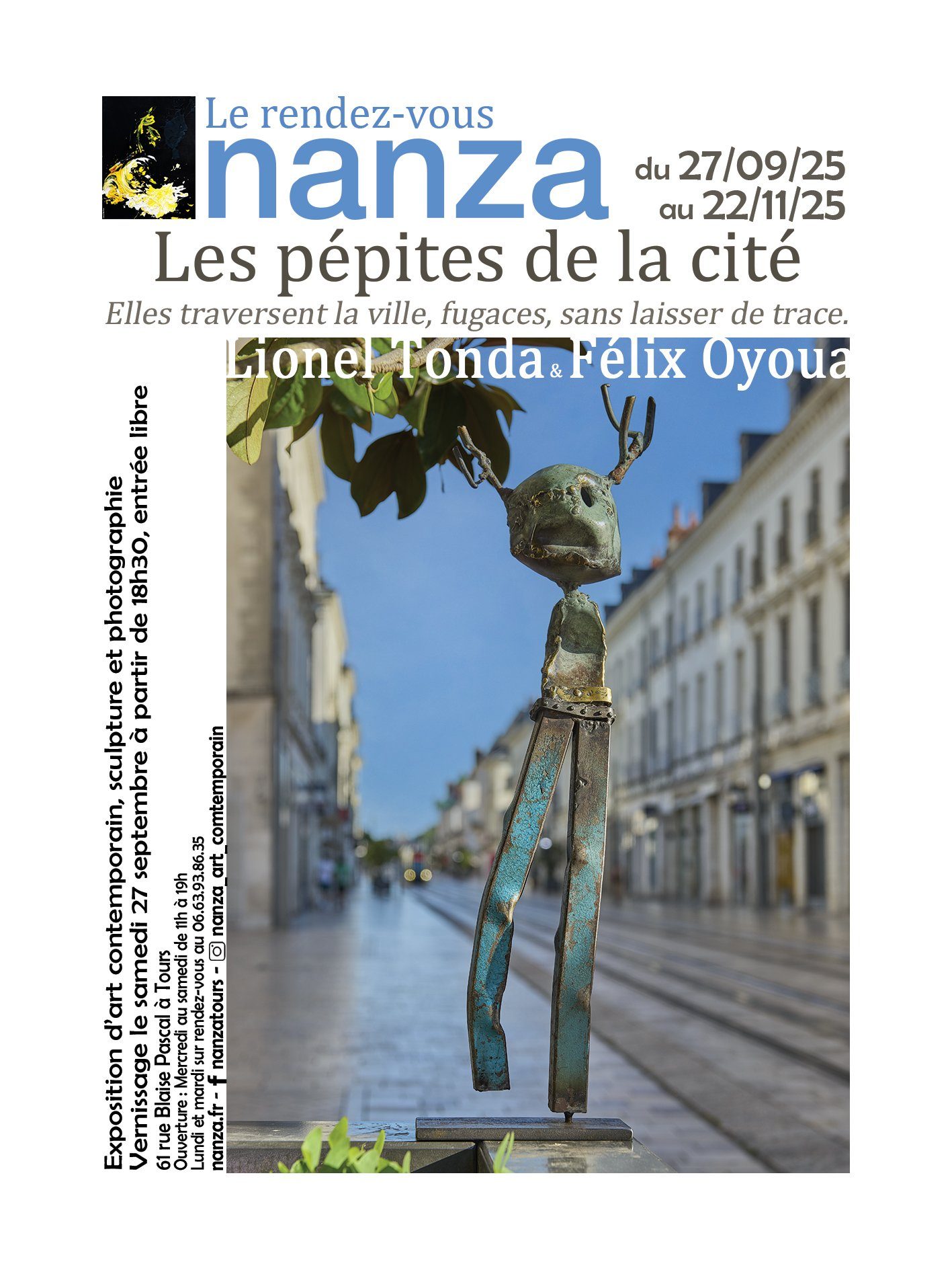 Le Rendez-Vous NANZA - Affiche et flyer, 2025
