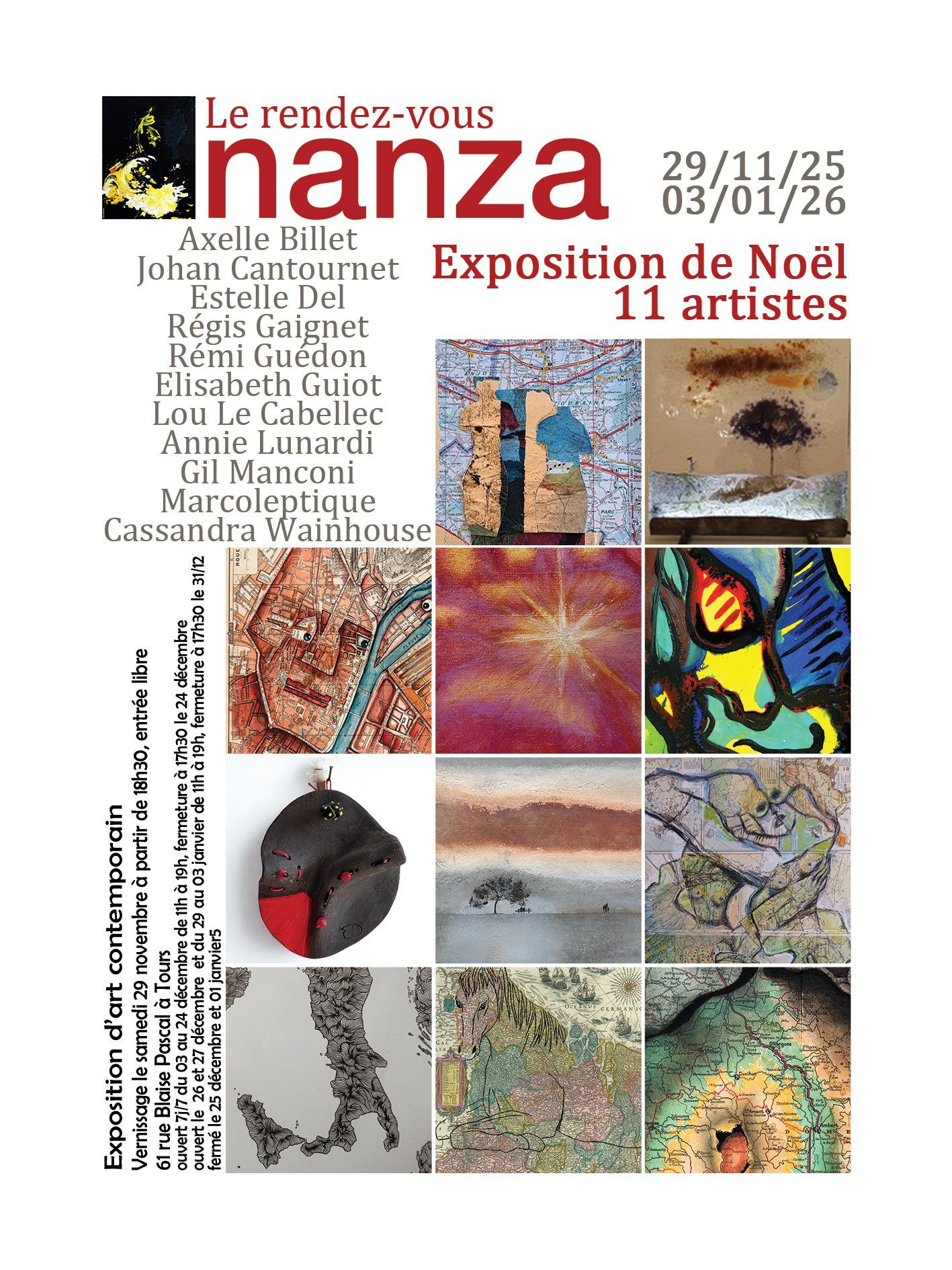 Le Rendez-Vous NANZA - Affiche et flyer, 2025