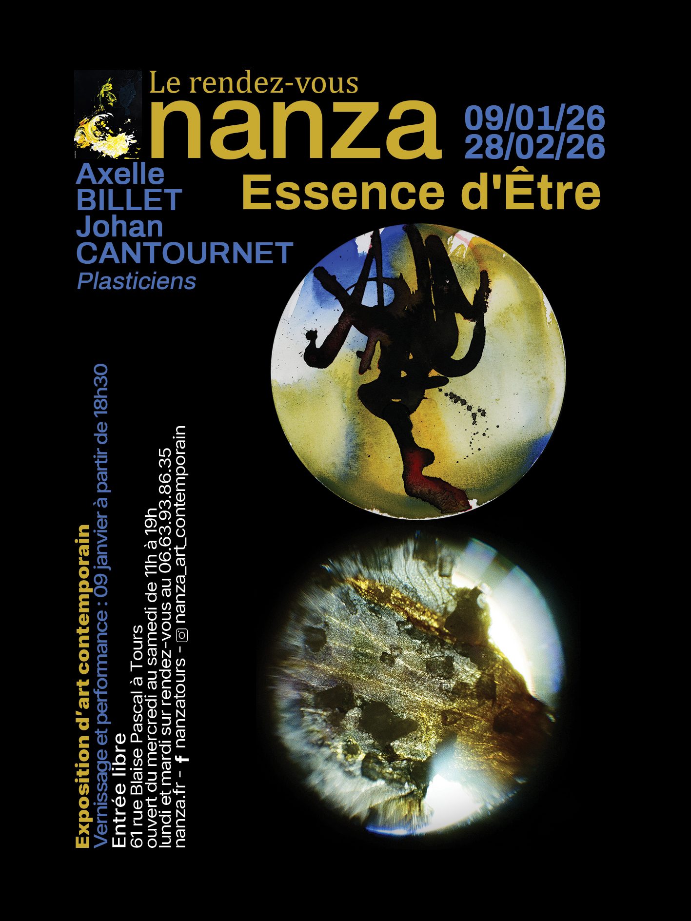 Le Rendez-Vous NANZA - Affiche et flyer, 2025
