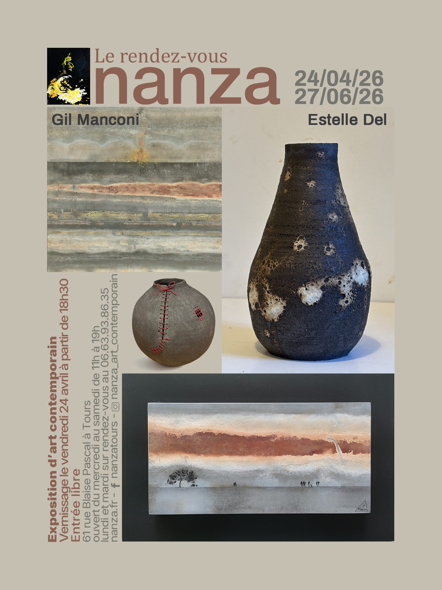 Le Rendez-Vous NANZA - Affiche et flyer, 2026